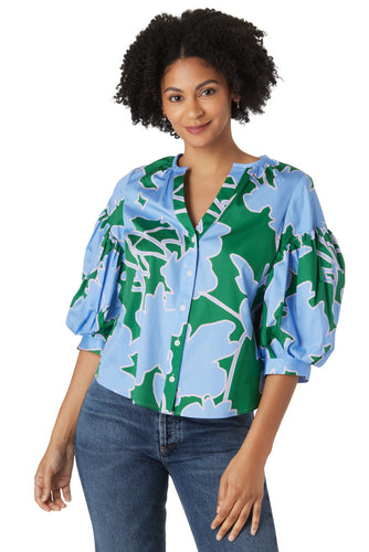 CROSBY by Mollie Burch Ashby Top in Floral Figure