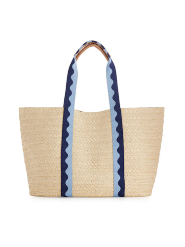 MARBELLA TOTE: BLUE