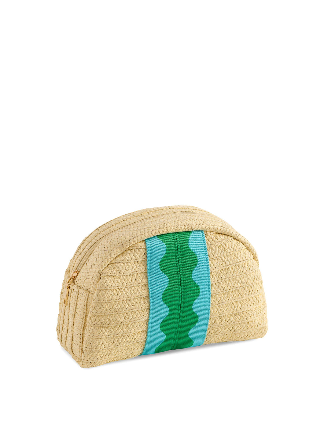 MARBELLA ZIP POUCH: GREEN