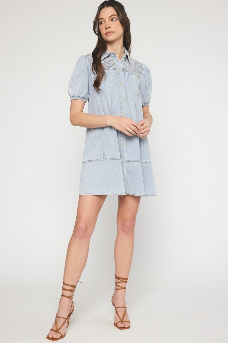 Denim Mini Dress
