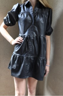 RD Style Delaney Vegan Dress - Black RD Style Delaney Vegan Dress - Black