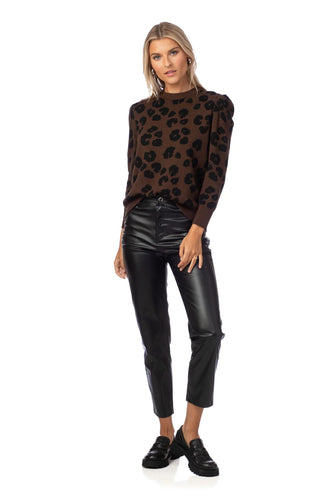 CROSBY by Mollie Burch Bixby Sweater - Mocha Spots