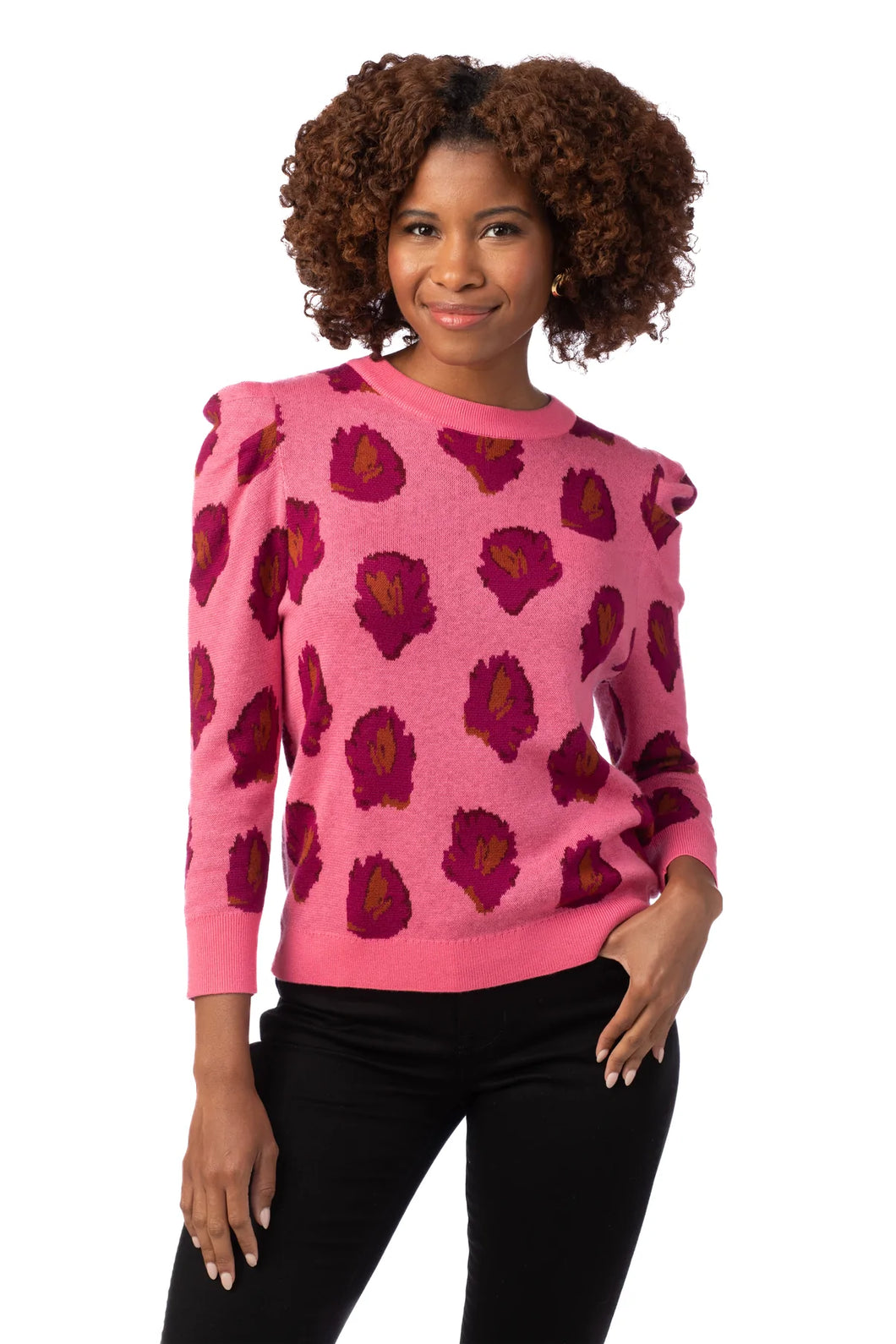 CROSBY by Mollie Burch Bixby Sweater - Pink Bloom