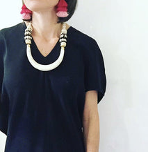Bone Horn Collar Necklace