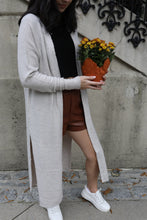 CASSANDRA Mossy Duster Cardigan in Natural