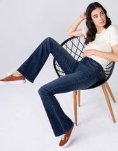 JAN High Rise Slim Flare Jean in Ardent