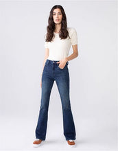 JAN High Rise Slim Flare Jean in Ardent